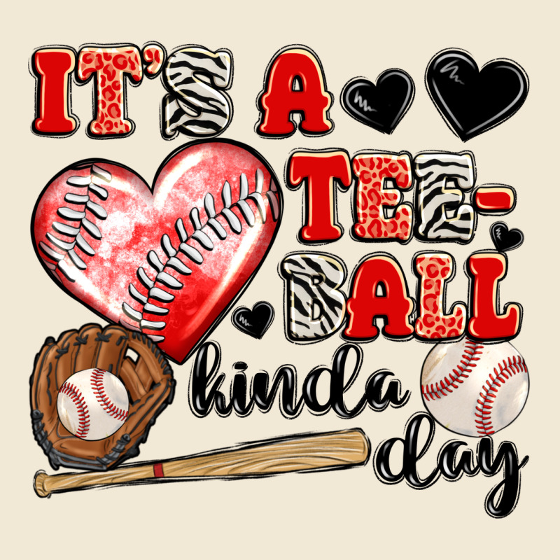 It's A Tee Ball Kinda Day Ladies Tee by JahusDesignShop | Teevron