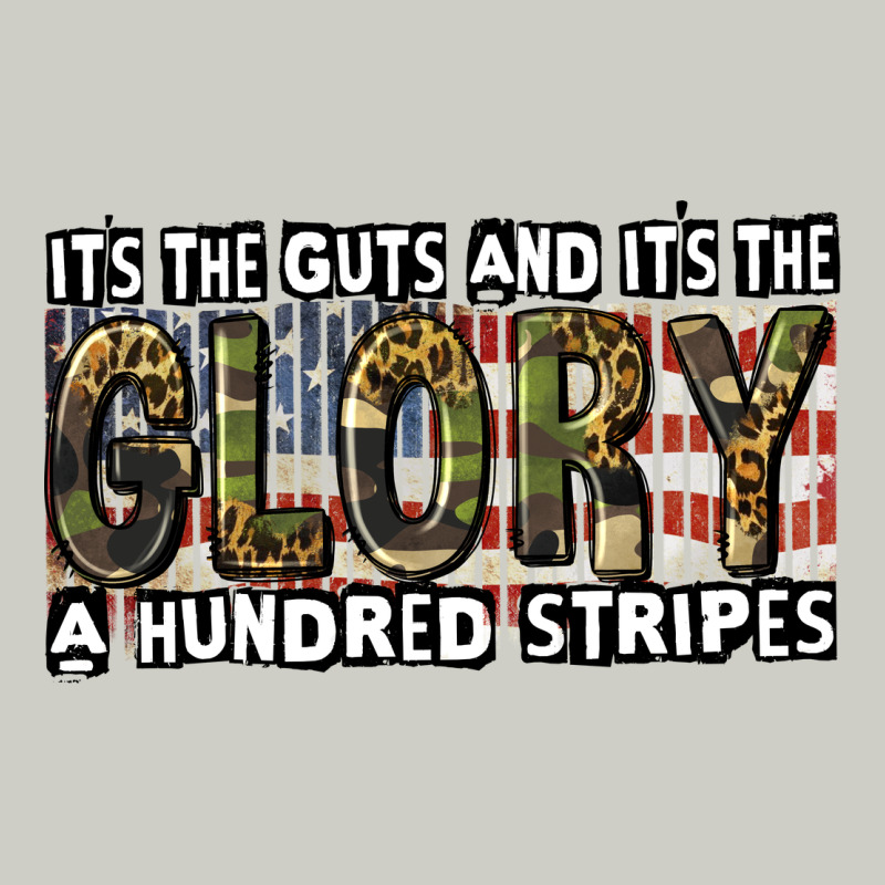 Its The Guts And Its The Glory A Hundred Stripes Heavyweight Hoodie by CowGirlArtShop | Teevron