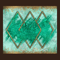 Green Glitter Heavy Core Tee | Teevron