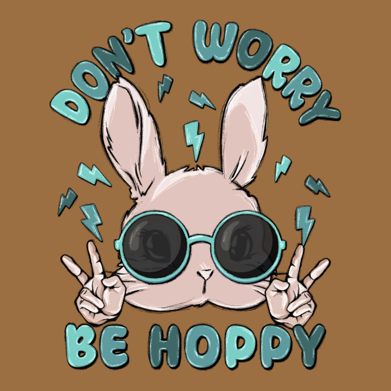 Don't Worry Be Hoppy Vintage Tee by MaliasSmallBusiness | Teevron