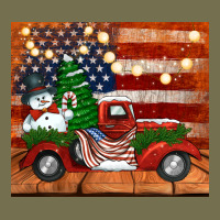 Christmas Truck With American Flag Vintage Hoodie | Teevron
