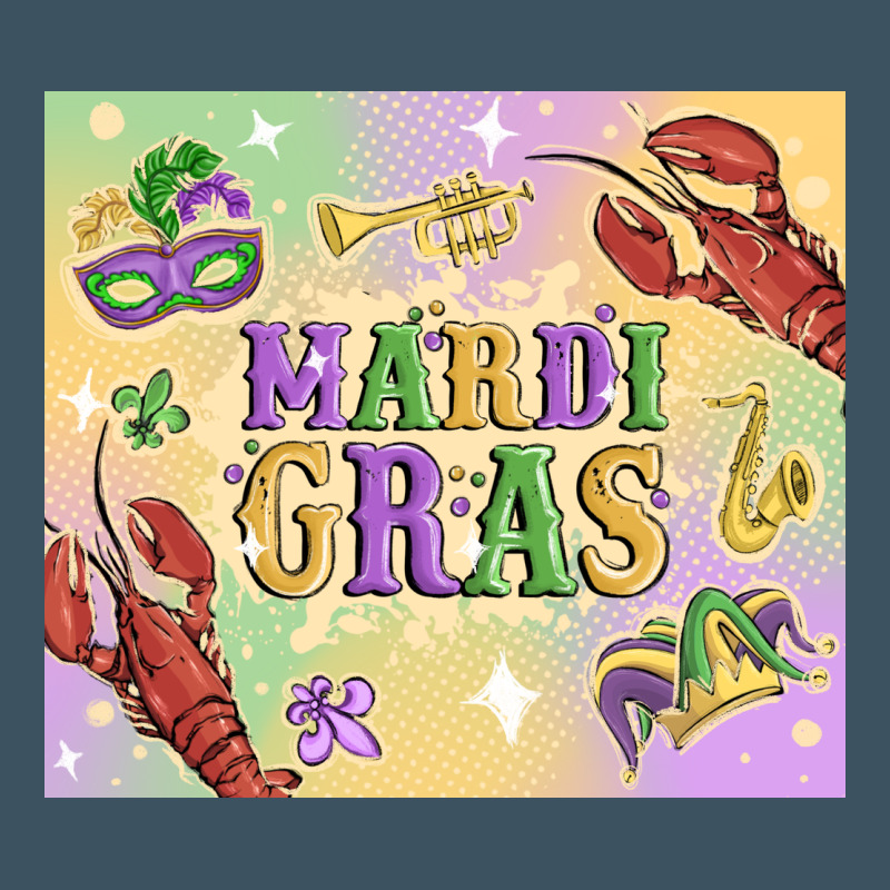 Mardi Gras Urban Heavy Tee by MaliasSmallBusiness | Teevron