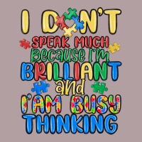 Dont Speak Much Because Im Brilliant Vintage Hoodie | Teevron