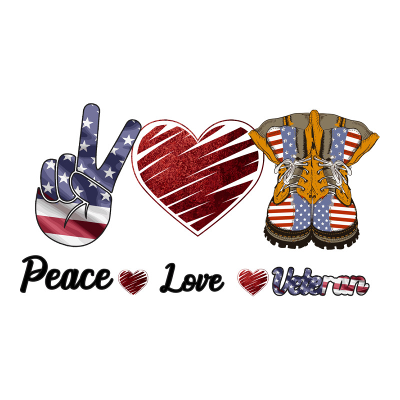 Peace Love Veteran Zipper Hoodie by Bettercallsaul | Teevron