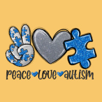 Peace Love Autism Vintage Hoodie | Teevron