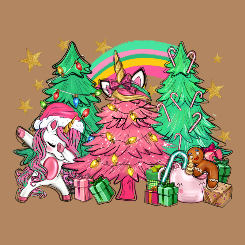 Unicorn Christmas Trees Long Sleeve Tee by NancyCooperArtShop | Teevron