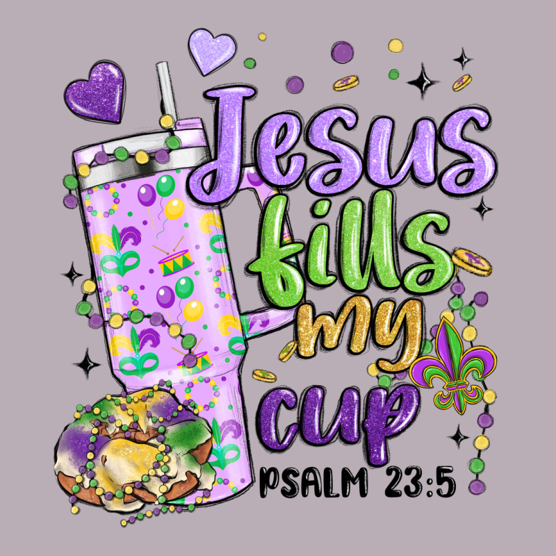 Mardi Gras Jesus Fills My Cup Vintage Tee by MaliasSmallBusiness | Teevron