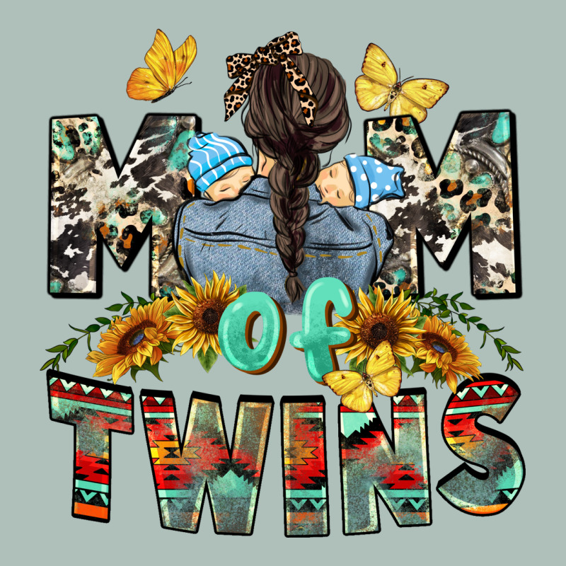Mom Of Twins Boys Mother's Day Heavyweight Hoodie by CowGirlArtShop | Teevron