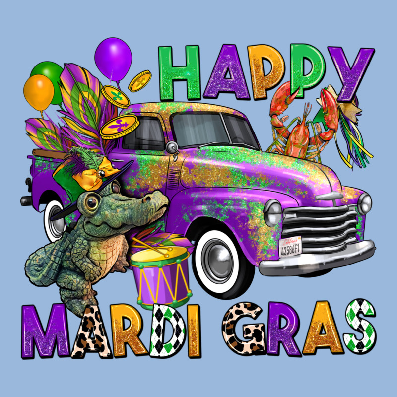 Happy Mardi Gras Truck Premium Hoodie by CowGirlArtShop | Teevron