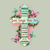 God Says You Are Cross Ladies Tee | Teevron