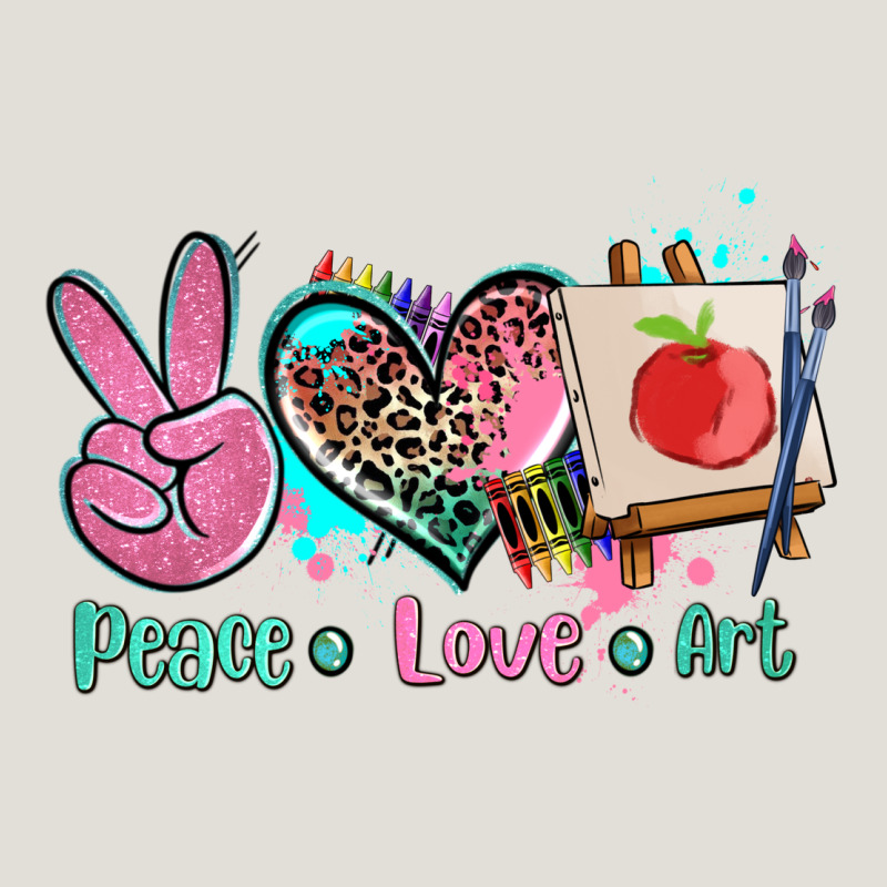 Peace Love Art   Ado Heavy Core Tee by AdoDesignShop | Teevron