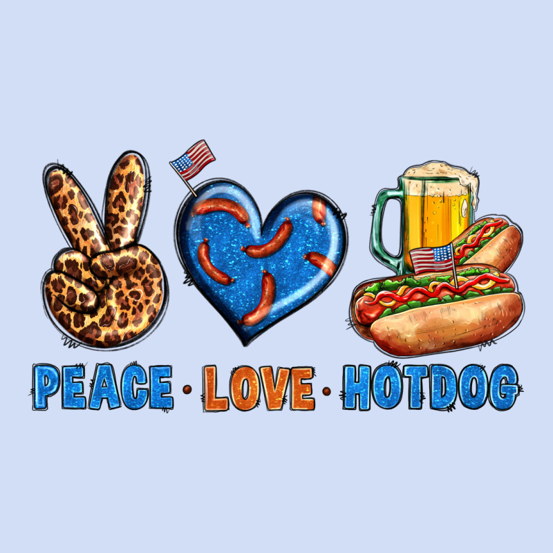 Peace Love Hotdog Urban Hoodie by BundleAndBundleShop | Teevron