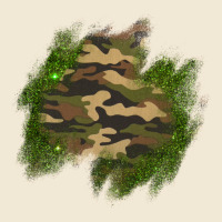 Camouflage Glitter Patch Premium Tee | Teevron