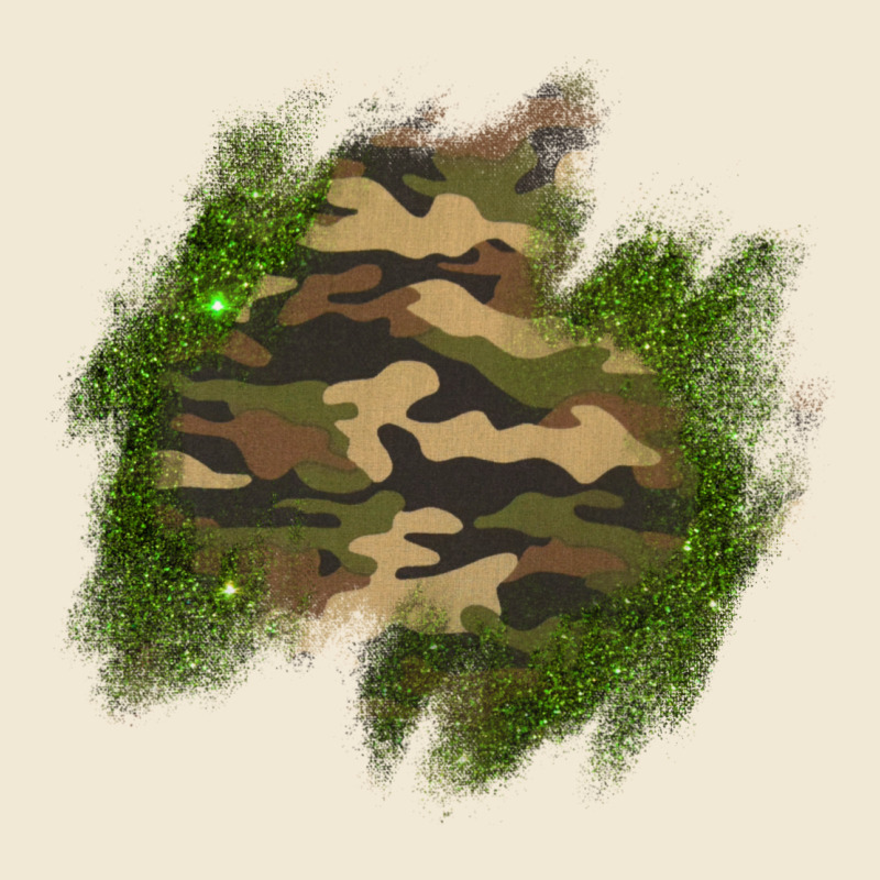 Camouflage Glitter Patch Premium Tee by AdoDesignShop | Teevron
