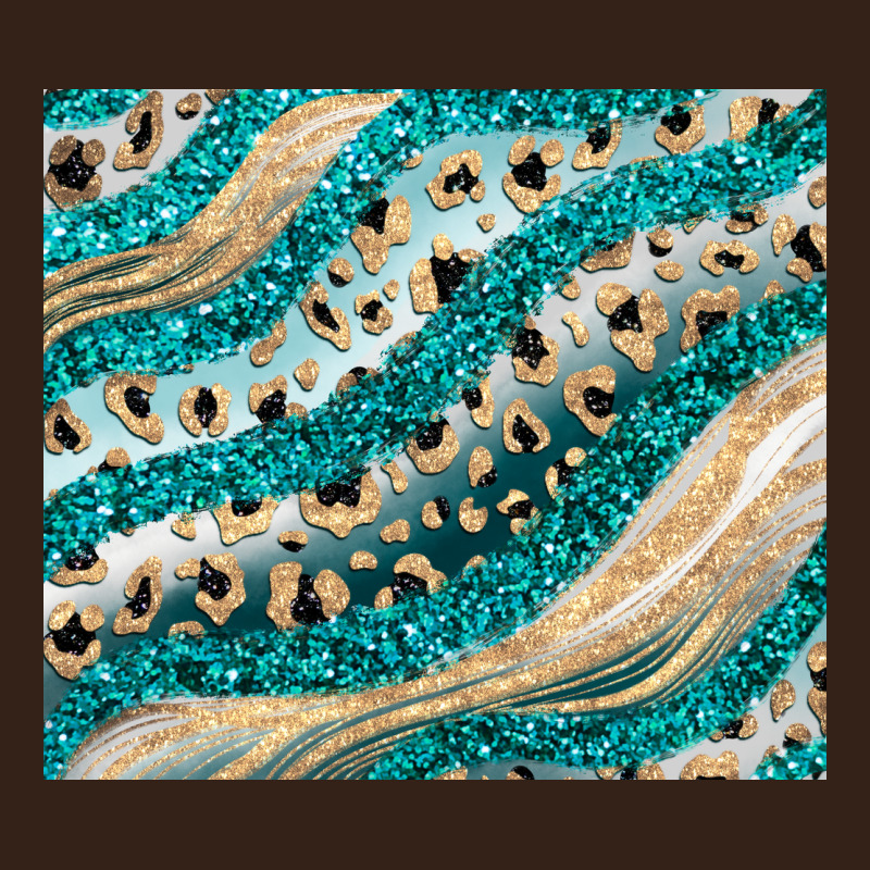 Turquoise Glitter Heavy Core Tee by JahusDesignShop | Teevron