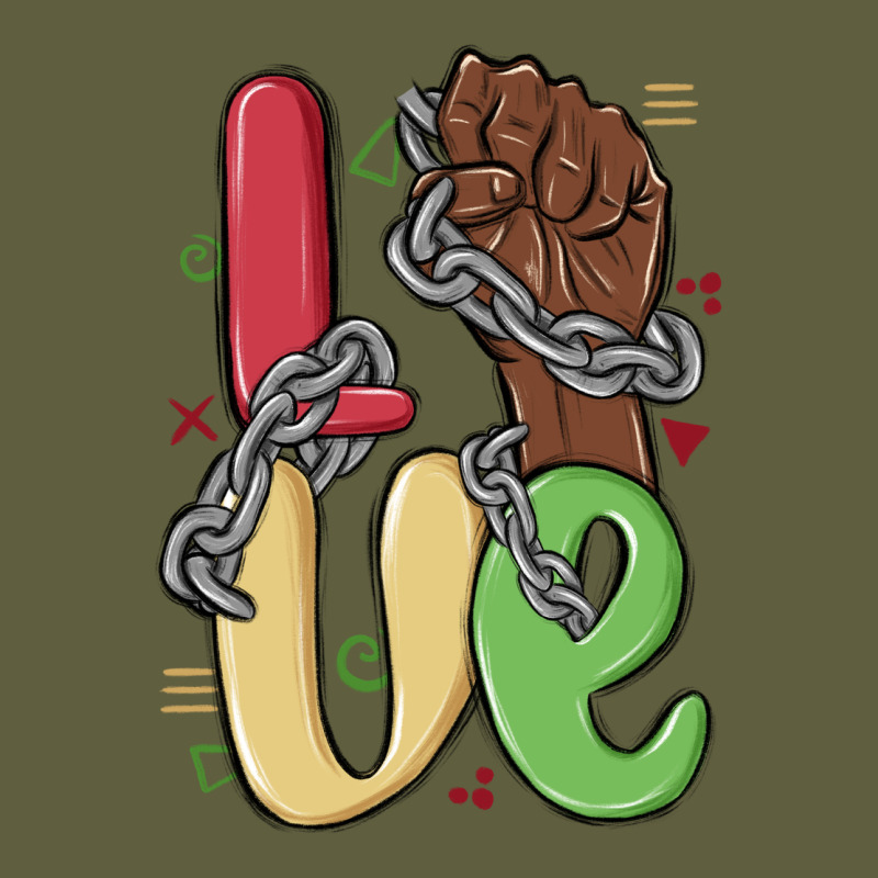 Love Juneteenth Vintage Tee by MaliasSmallBusiness | Teevron