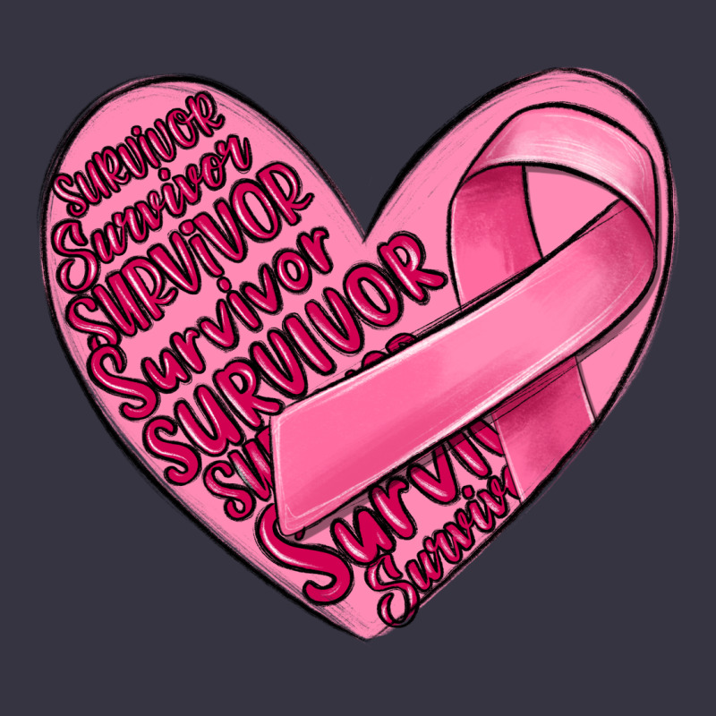 Heart Breast Cancer Vintage Hoodie by MaliasSmallBusiness | Teevron