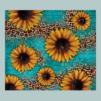 Sunflower Turquoise Glitter Heavy Core Tee | Teevron