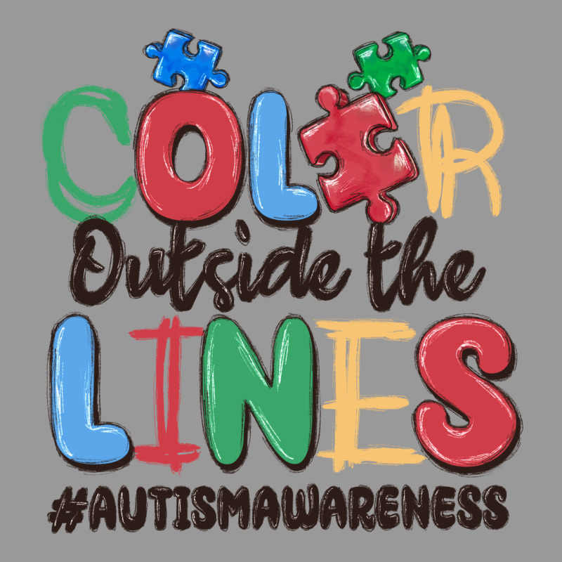 Color Outside The Lines Autism Awareness Vintage Hoodie by MaliasSmallBusiness | Teevron