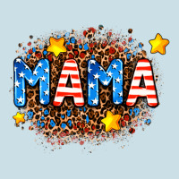 Usa Mama  Leopard Background Ladies Tee | Teevron
