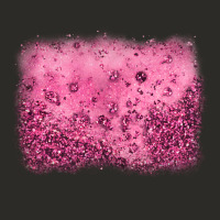 Pink Glitter Background Heavy Core Tee | Teevron