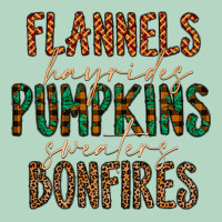 Flannels Hayrides Pumpkins Bonfires Classic Tee | Teevron