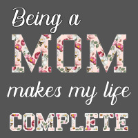 Being A Mom Makes My Life Complete For Dark Zipper Hoodie | Teevron