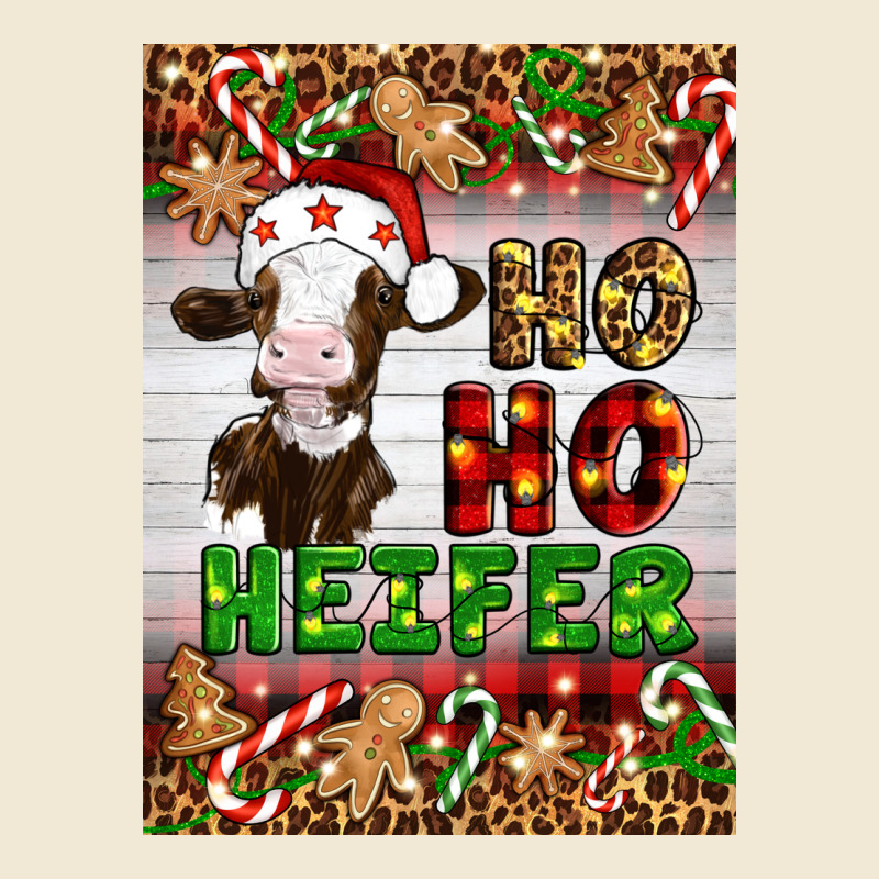 Christmas Ho Ho Ho Heifer Premium Tee by Artiststas | Teevron