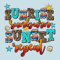Sunrise Sunburn Sunset Repeat Ladies Tee | Teevron