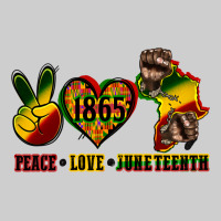 Peace Love Juneteenth Premium Sweatshirt | Teevron