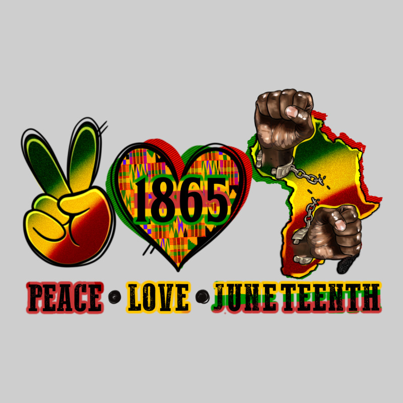 Peace Love Juneteenth Premium Sweatshirt by CowGirlArtShop | Teevron
