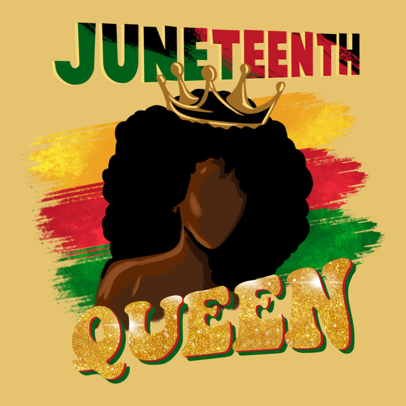 Juneteenth Queen Black Woman Afro Queen Premium Sweatshirt by CowGirlArtShop | Teevron