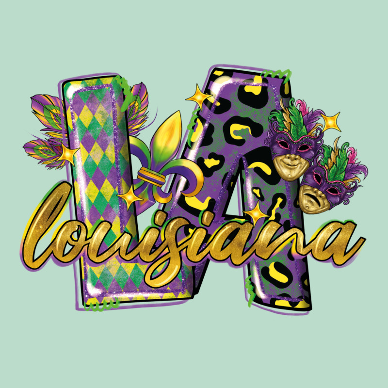 Louisiana Leopard Mardi Gras 12 Inches 300 Dpi Premium Hoodie by CowGirlArtShop | Teevron