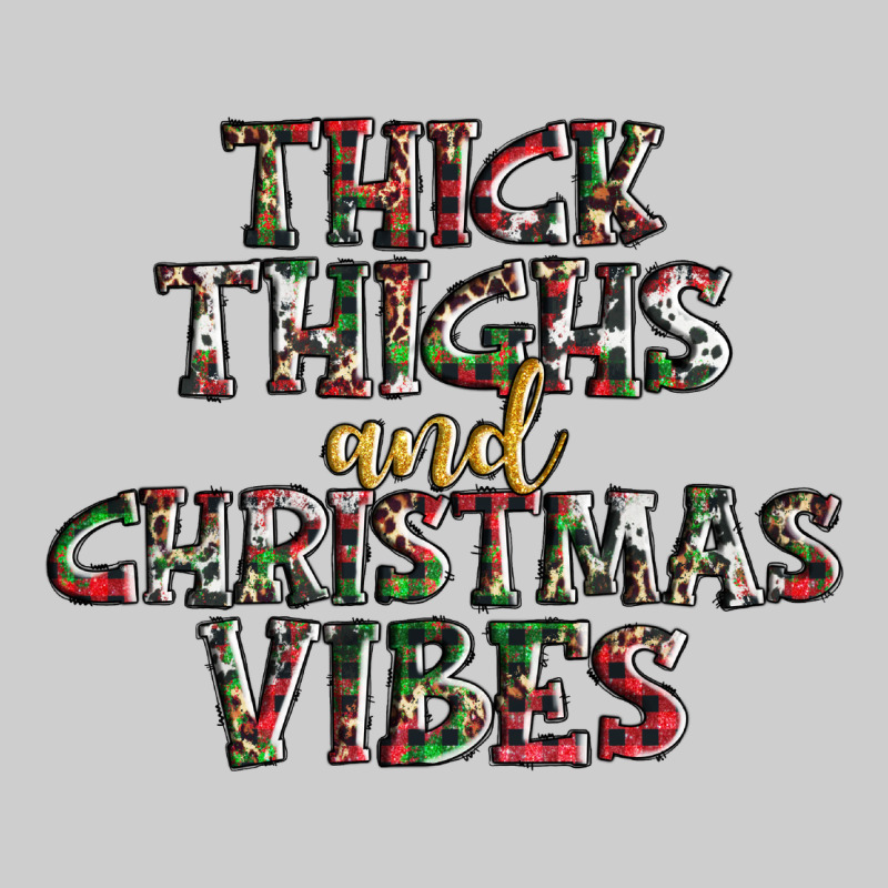 Thick Thighs And Christmas Vibes Premium Tee by AdoDesignShop | Teevron