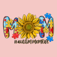 Autism Mom Life Sunflower Urban Heavy Tee | Teevron