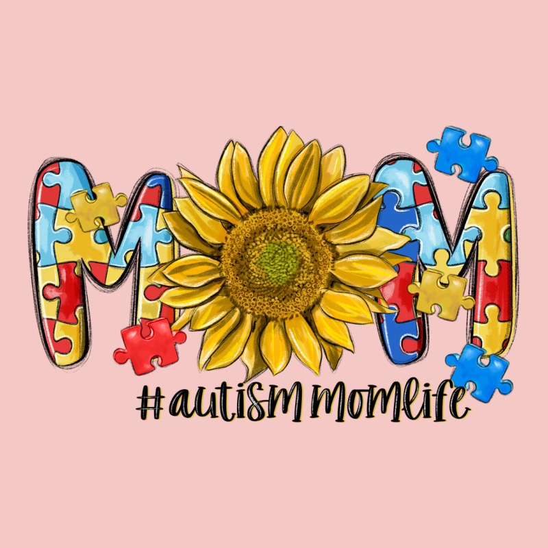 Autism Mom Life Sunflower Urban Heavy Tee by MaliasSmallBusiness | Teevron