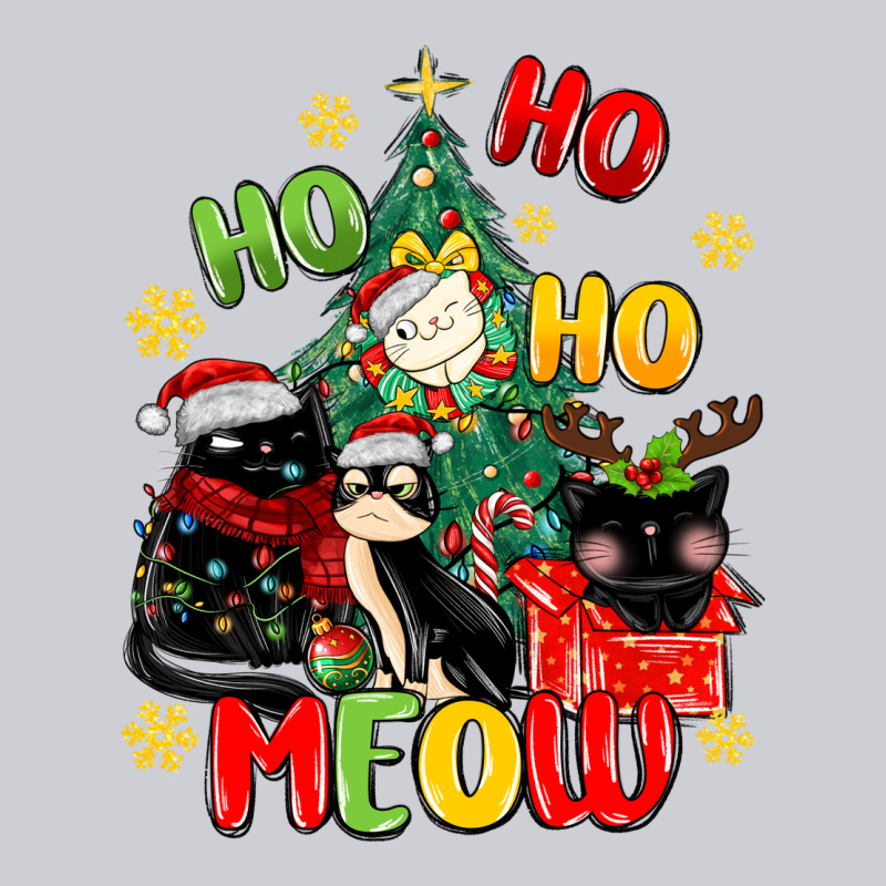 Ho Ho Ho Meow Heavyweight Sweatshirt by MaliasSmallBusiness | Teevron