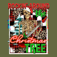 Rockin' Around The Christmas Tree Skeleton Long Sleeve Tee | Teevron