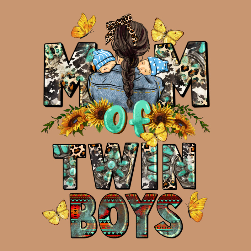 Mom Of Twin Boys Mother's Day Heavyweight Hoodie by CowGirlArtShop | Teevron