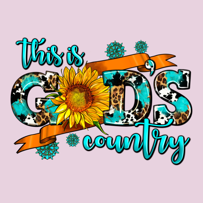 This Is Gods Country Sunflower Ladies Tee by AdoDesignShop | Teevron