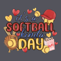 It's A Softball Kinda Day Vintage Hoodie | Teevron