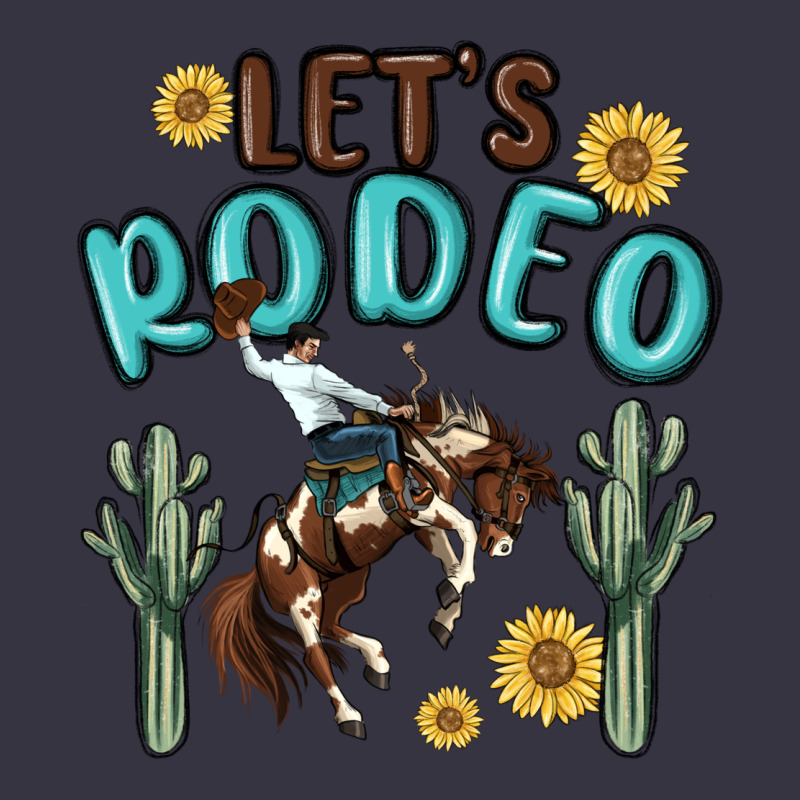 Let's Rodeo Vintage Hoodie by MaliasSmallBusiness | Teevron