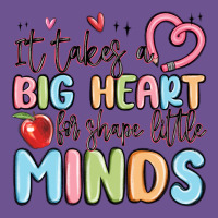 It Takes A Big Heart For Shape Little Minds Vintage Tee | Teevron