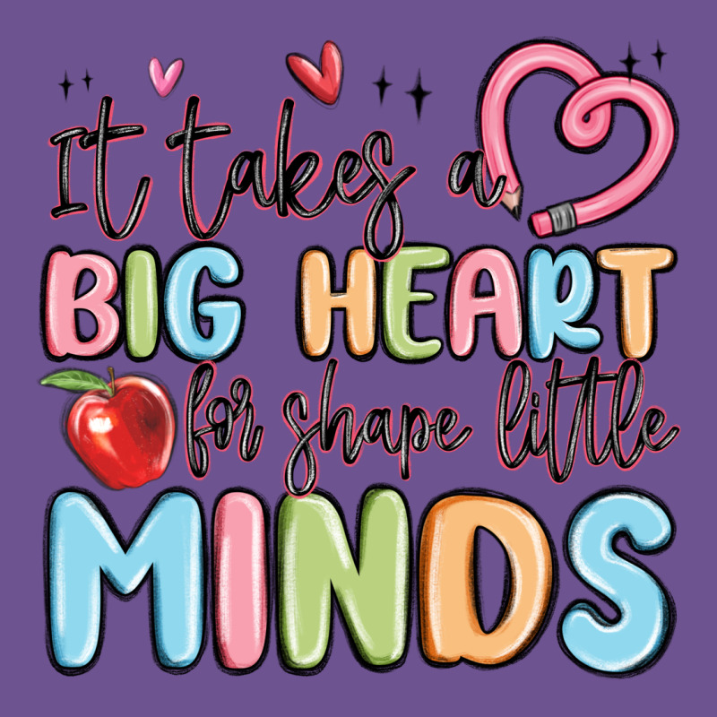 It Takes A Big Heart For Shape Little Minds Vintage Tee by MaliasSmallBusiness | Teevron