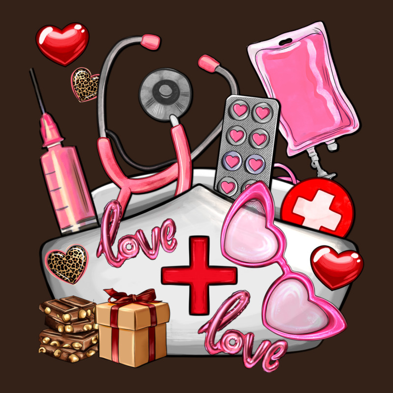 Nurse  Valentines Day Love Heavy Core Tee by AdoDesignShop | Teevron