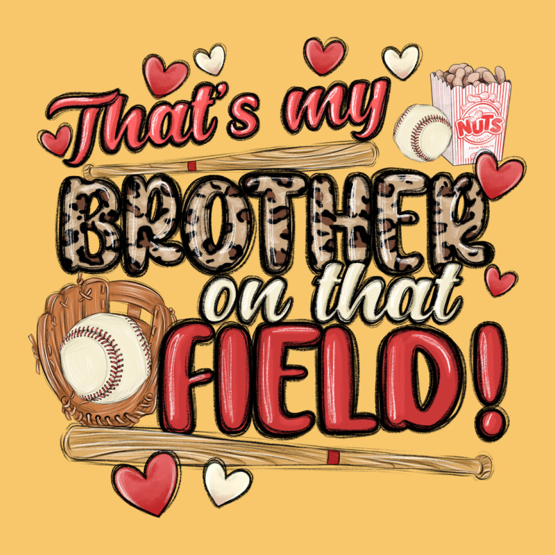 That's My Brother On That Field  Baseball Vintage Hoodie by MaliasSmallBusiness | Teevron