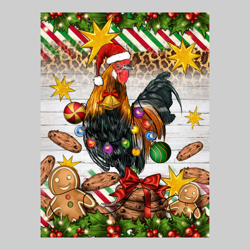 Christmas Rooster Premium Tee by Artiststas | Teevron
