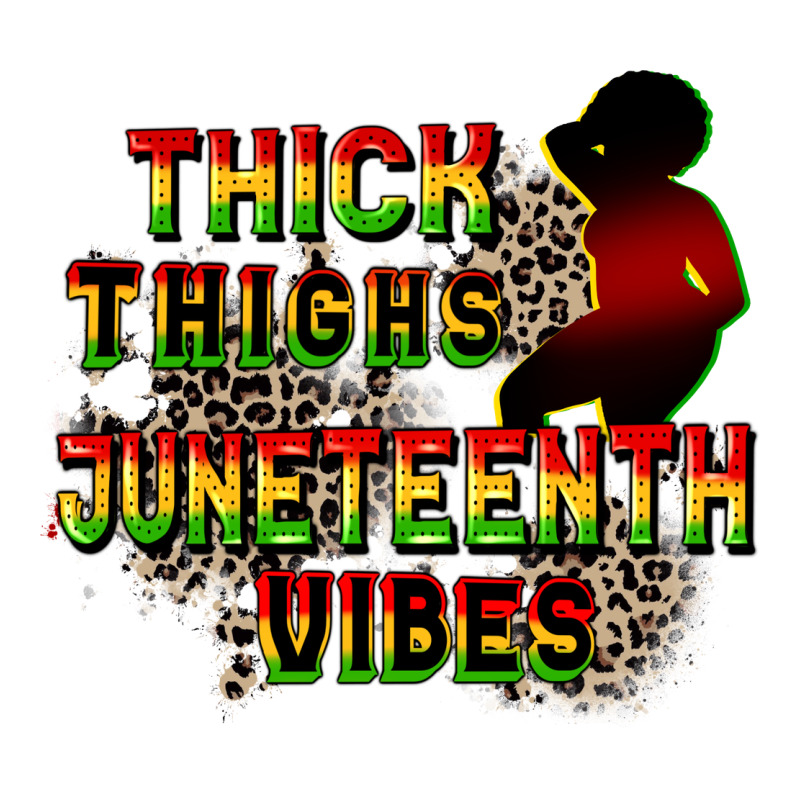 Thick Thighs Juneteenth Vibes Cowgirl Premium Sweatshirt by CowGirlArtShop | Teevron