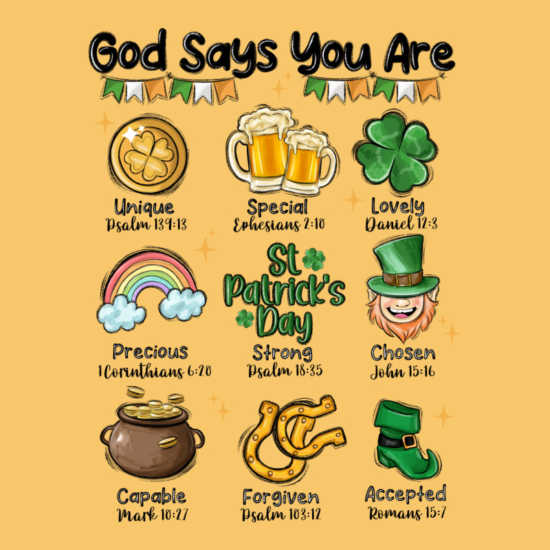 God Says You Are St Patrick's Day Vintage Hoodie by MaliasSmallBusiness | Teevron