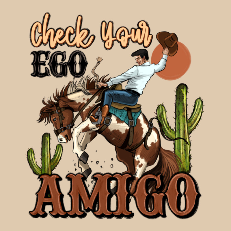 Check Your Ego Amigo Rodeo Cowboy Heavyweight Sweatshirt by MaliasSmallBusiness | Teevron